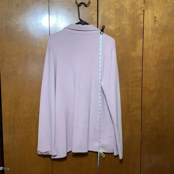 🆕 CHAPS- Pink Knit Blazer (XXL) NWT! - Picture 4 of 10